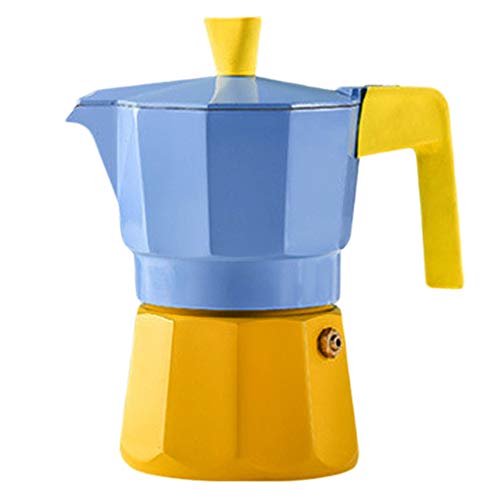 ZHHAOXINPA leicht Espressokocher, Moka Pot Aus Aluminium mit Doppelventil, Espresso Maker, Coffee Maker, Macht 3 Tassen…