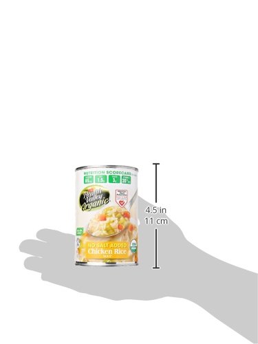 HEALTH VALLEY SOUP CHICKEN RICE NO SALT, 15 OZ