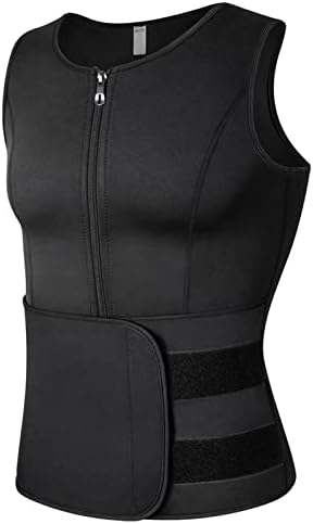 ZFLY Men Waist Trainer, Slimming Body Shaper Sweat Vest, Sauna