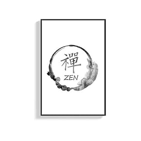 Framed Canvas Wall Art for Living Room, Bedroom Zen Canvas Prints for Home Decoration Ready to Hanging - 16x24 inches