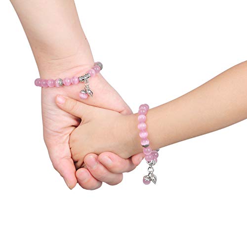 image for MORDUN Back to School Gifts - First Day of School Mommy & Me Bracelets