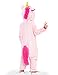 Unicorn Onesie for kids Animals Sleepwear Pajamas Pjs Costume with Gloves (Pink 6)