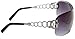 GUESS Women's 6509 Oversized Sunglasses,Gunmetal Frame/Gradient Dark Grey Lens,one size