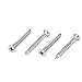 uxcell Screws Mount Zinc Alloy Invisible Concealed Cross Hinges 2pcs for Wooden Doors