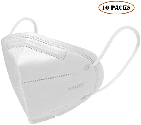 KN95/N95 Medical Earloop Face Masks, 9501 Disposable Medical Face Mask Safety Mask with Ear Loop, 6 Layers of Protection Filters for Health Care (10Pcs)