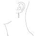 Nautical Vacation Ocean Sea Lever back Drop Dangle Skeleton Fishbone Fish Earrings For Women Teen .925 Sterling Silver