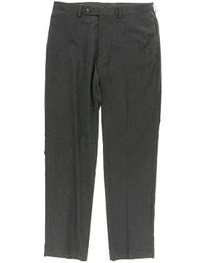 Calvin Klein Mens Woven Checkered Pattern Dress Pants