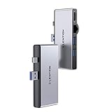 LENTION 6-in-1 USB C Hub for Surface Pro 4/5/6