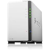 Synology 2 bay NAS DiskStation DS220j (Diskless), 2-bay; 512MB DDR4