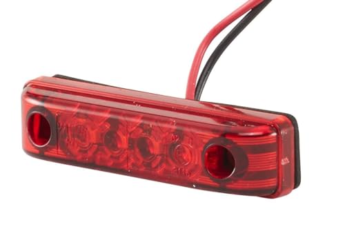 HELLA VALUEFIT Feu arrière - LED - 12V - Montage en saillie - Couleur du voyant: rouge - Câble: 150mm - Fiche: Douille plate - gauche/droite - Quantité: 1 - 2TM 357 010-011