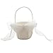Flower Girl Basket Wedding Collection Traditional Ivory (Model 01-01)