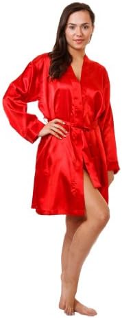 Up2date FashionWomen's Satin Charmeuse Robes, Style#Gwn-11