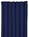 Utopia Bedding Curtain for Bedroom - Rod Pocket Blackout Curtains 63 Inch Length 2 Panels Set - Thermal Curtains & Drapes for Living Room, Bedroom, 52W x 63L Inches, Navy