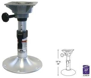 Springfield Belle Adjustable Pedestal Deluxe Chair Leg *** Adjustable Chair Foot for Boat Seat ***