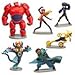 Big Hero 6 Figure Play Set - 6 Pcs Set Hiro Baymax Mech (Red) Go Go Honey Lemon Wasabi Fred