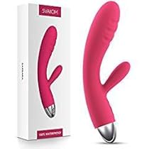 SVAKOM Barbara 100% Waterproof Soft Threaded G-spot Stumilation Rabbit Vibrator(Plum Red) .