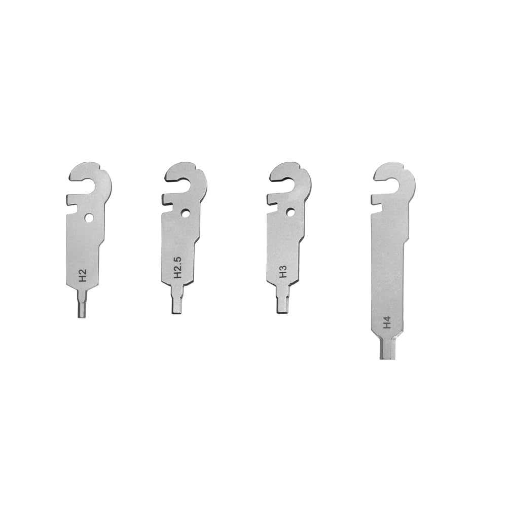 Roxon FLEX FT06 - Build Your Own Multitool Implements Tools Accessories Set (Hex Wrench Set: 2mm, 3mm, 4mm)