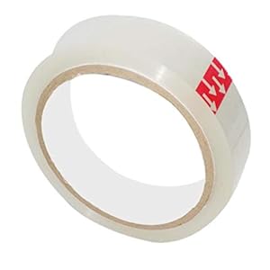 Krishnam Transparent Adhesive Strong Tape Rolls 1 Inch for Multipurpose Packing Use