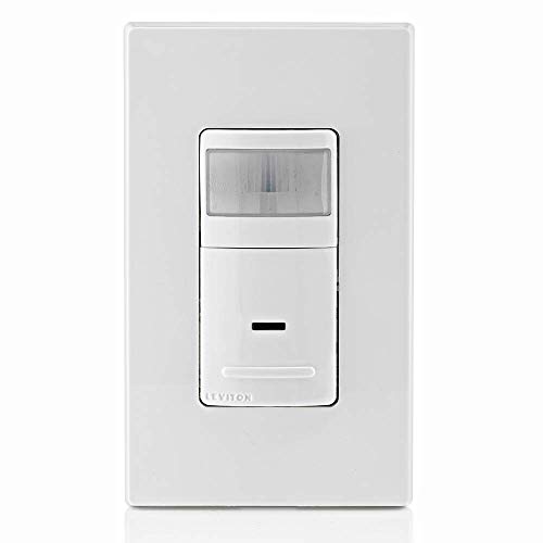 Leviton IPS021LW Decora Motion Sensor InWall Switch, AutoOn, 2.5A