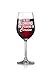 Funny Wine Glass - Not Slurring Speaking Cursive Gift 16 oz - Unique Wine Gifts Women Birthday Wine Gifts For Men Wife Girlfriend Sister Boss Best Friend BFF Coworker or Daughter - Christmas Present