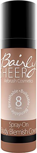 Bairly Sheer High Intensity Body Blemish &amp; Tattoo Cover, Shade 8