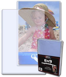 BCW Supplies 6 x 9 Topload Holder (25 Count Pack)