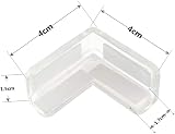 kuou LEZQHB Clear Corner Protectors 20 Pack Baby Proofing Furniture Guards view 2