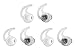3 Pairs Replacement Silicone Earbuds Tips for Bose (Medium)