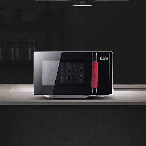 OUGAR8 Microwave Door Handle Covers,Keep Your Kitchen Appliance Clean from Smudges,Fingertips,Drips&Food Stains,Perfect for Oven(6" L3.5 W,Red) - Thumbnail 3
