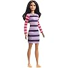 Barbie-Fashionistas-Doll-147-with-Long-Brunette-Hair-Wearing-Striped-Dress-Orange-Shoes-Necklace-Toy-for-Kids-3-to-8-Years-Old Barbie Fashionistas Doll #147 with Long Brunette Hair Wearing Striped Dress, Orange Shoes & Necklace, Toy for Kids 3 to…