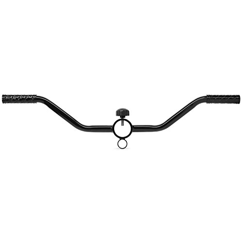 Yes4All Lat Blaster Bar for Weight Training Workout – Fits 1 inch Standard and 2 inch Olympic Bars – Support up to 300 lbs – T Bar Row Handle (Black)