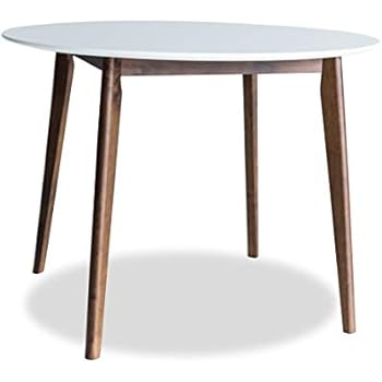 Edloe Finch Round Dining Table 40 inch diameter White Top