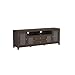 Simpli Home 3AXCCOS72 Cosmopolitan Solid Wood 72 inch Wide Contemporary TV Media Stand in Coffee Brown  For TVs up to 80 inches