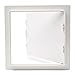 Morvat Access Panel 14x14 Inch for Drywall & Ceiling with Door, Heavy-Duty Durable ABS Plastic & Easy Install Access Box, Wall Hole Cover Plate for Plumbing & Electrical Cables & Wiring, White