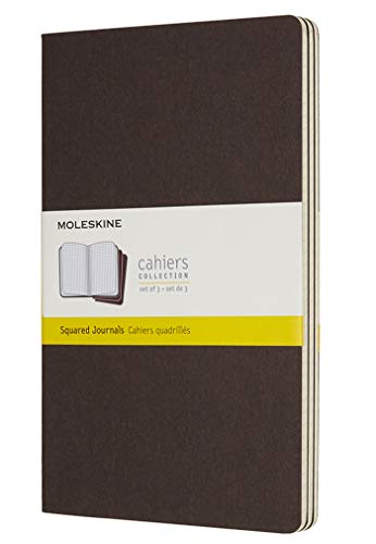Moleskine Cahier Large Squared Coffee Brown (8055002855259) by Moleskine