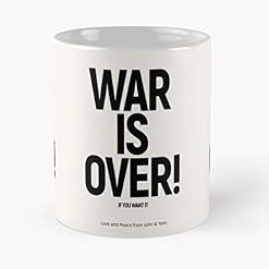 Want You ONO Yoko and Beatles If Lennon Counter Culture Love War John Over is It Cadeau Tasse à café 11 oz - Les Beatles, Paul McCartney, John Lennon, RIngo Starr, George Harrison