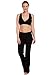 Fishers Finery Women's Ecofabric Low Impact Wireless Sleep Yoga Bra (Black, S)