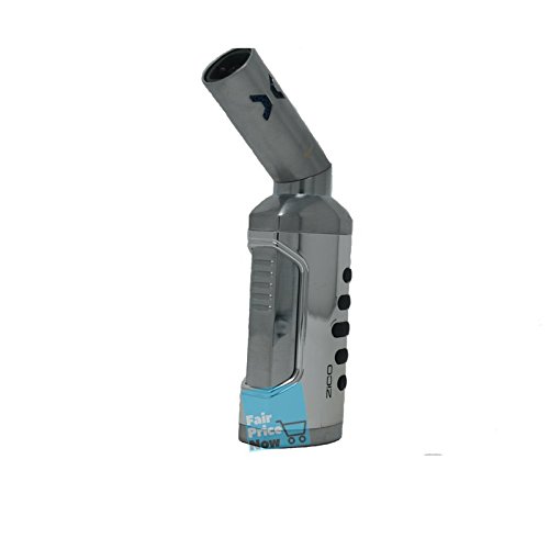Zico ZD-51 (Original) Refillable Butane Quad Jet Torch Lighter (Gunmetal) & Free lgihter