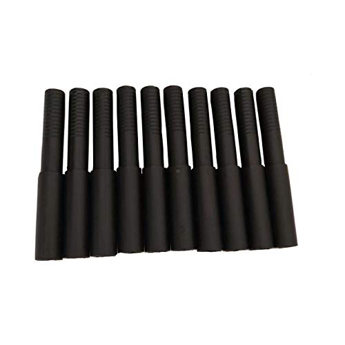 Kepoda 10pcs Golf Club Graphite Shaft Extender for Driver, Fairway Wood, Hybrid - Regular Flex, Ambidextrous, Black