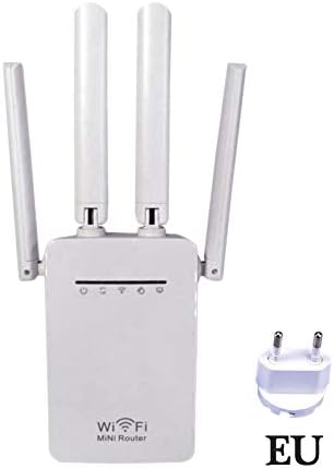 300Mbps/1200Mbps Dual-Band 2.4 / 5G 4-Antenna WiFi Range Extender WiFi Repeater Router