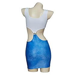CosplayDiy Pretty Sexy Vivian Costume Women Blue