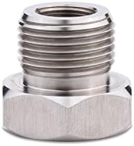 imUfer 1/2-28 to 13/16-16 Threaded Fitting Automotive for WIX,FRAM and BOSCH
