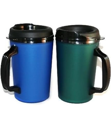 Amazon.com: ThermoServ Foam Insulated Mug, 34-Ounce, Pearl Dark Blue : Home  & Kitchen