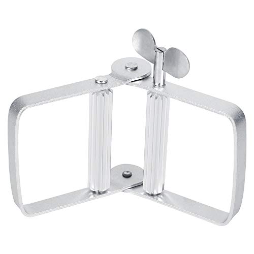 AIGGEND Toothpaste Squeezer- Aluminum Tube Squeezer Dispenser Tool for Squeezing Hand Cream Toothpaste Hair Dyes Unguent (Silver)