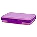 It's Academic Flexi Storage Box, Folding, Collapsible and Adjustable for Pencils, Supplies, and More, Purple (23135)