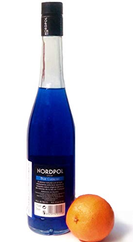 Blue Curaçao tropischer Likör von Nordpol, 0,7 L, 21% Vol. – Bild 4