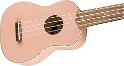 Fender Venice Soprano Ukulele, Shell Pink