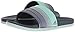 adidas Women's Adilette Comfort Slides Sandals, Collegiate Navy/Collegiate Navy/Easy Green, 7