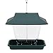 Twinkle Star Hanging Wild Bird Feeder with Roof & Hanger for Garden Yard Outdoor Decoration
