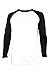 Teejoy Men's Basic Full Raglan Sleeve Baseball Tee Shirt (XL, Black/White)